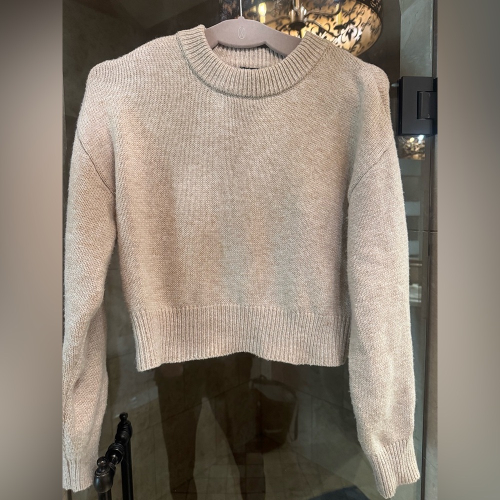Marled Women's Cream Crew Neck Sweater